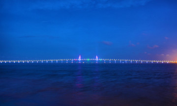 港珠澳大桥夜景