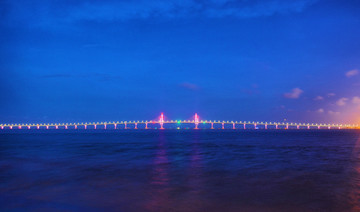 港珠澳大桥夜景