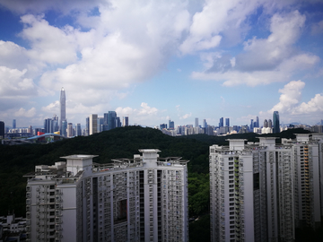 深圳中心区俯瞰
