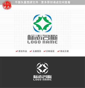 绿色金融铜钱节能环保logo