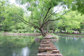 石桥流水