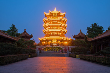 武汉黄鹤楼夜景