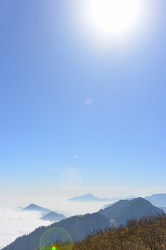 烈日当空日照西岭