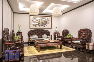 中式红木沙发