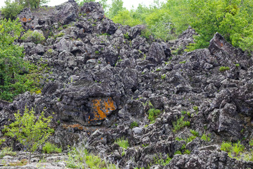五大连池火山岩石