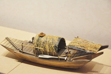 渔民船模型