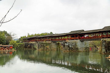 江上饶婺源彩虹桥景区