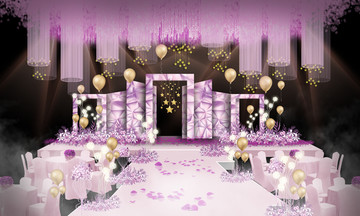 紫色系婚礼