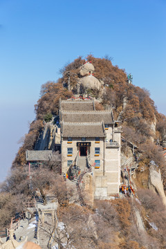 陕西华山北峰顶