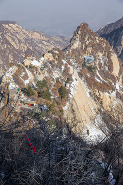 华山北峰山脊