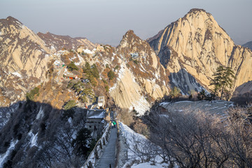 华山北峰山脊