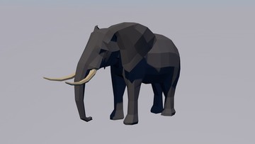 低多面体大象