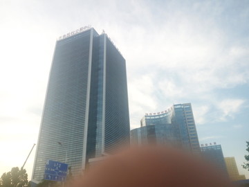 傍晚城市摄影