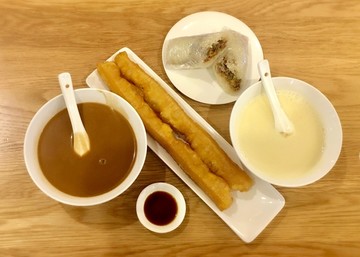 豆浆油条饭团