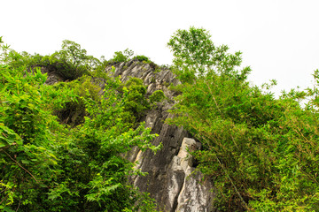 灵山六峰山景区岩石