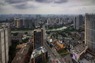 成都城市建筑风光