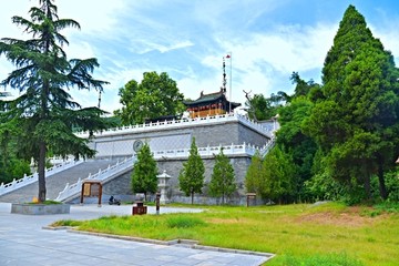 陕西宝鸡道教圣地名胜金台观大殿