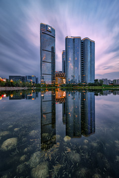 成都银泰夜景