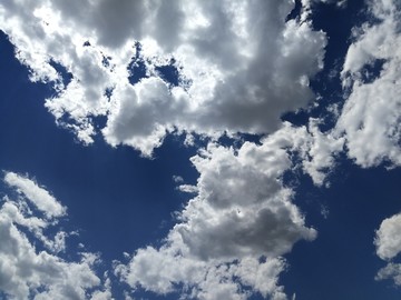 蓝天白云摄影背景图