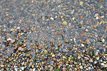 湖边石子