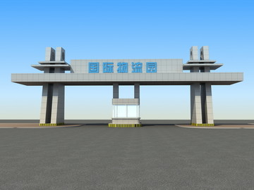 大门效果图