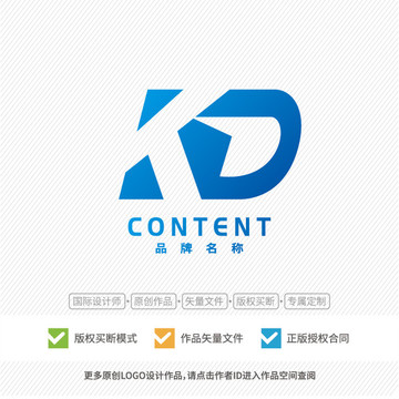 KD字母logo