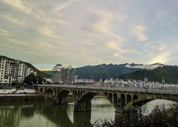 秋浦河大桥全景