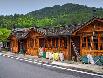 丽水云和赤石村木质古建筑