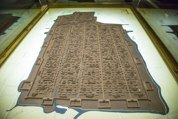 扬州博物馆扬州古城模型