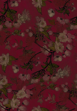 复古成衣花朵