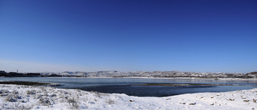 黄河雪景