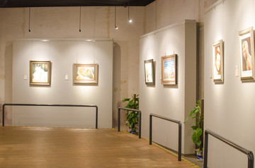 瓷板画展厅