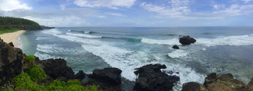 蓝天大海海浪