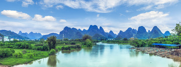桂林山水风光全景大画幅