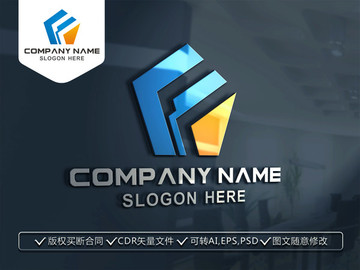 F字母LOGO设计