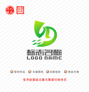 VD字母标志S飞鸟科技logo