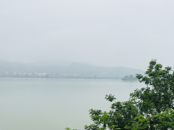 风景 湖 江南烟雨