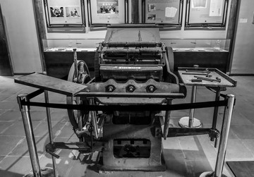 老式印刷机