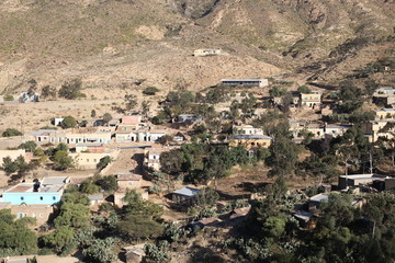 厄立特里亚山地村庄