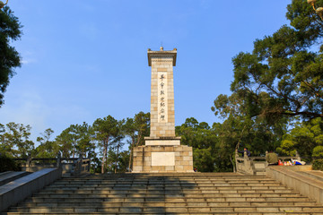 广西横县横州公园革命烈士纪念碑