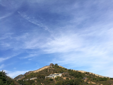 八达岭长城上的风景