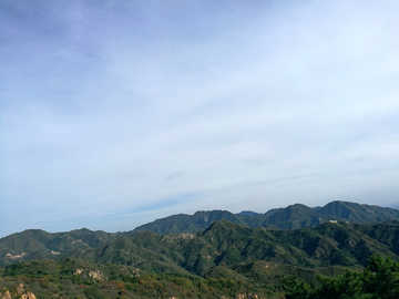 八达岭长城上的风景