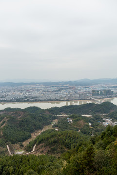 江西赣州赣县杨仙岭风光航拍