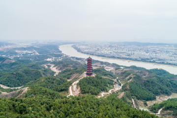 江西赣州赣县杨仙岭风光航拍