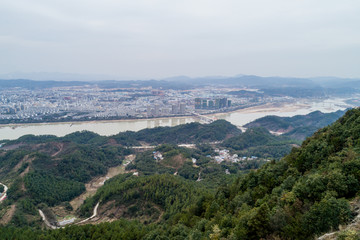 江西赣州赣县杨仙岭风光航拍