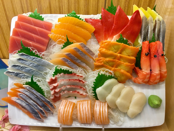 日式鱼生刺身拼盘