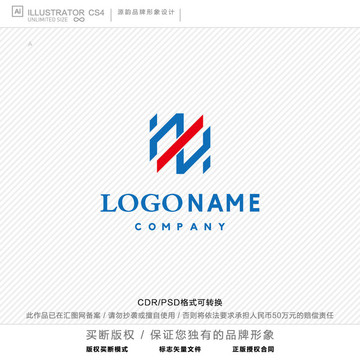X字母logo