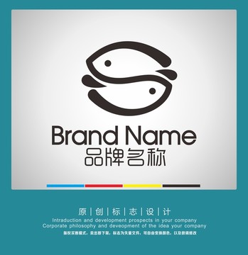 鱼LOGO设计