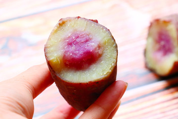 冰淇淋紫薯
