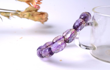 紫黄晶手链